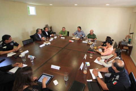 Encabeza MGZ reunión de seguridad previo a elecciones