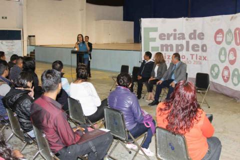 Ofertó más de 900 puestos la Quinta Feria del Empleo en Apizaco imagen 1