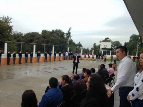Inicia colocación de techumbre de telesecundaria en Tepeyanco imagen 3