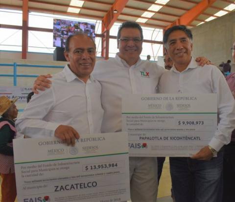 Ayuntamiento recibe más de 13 mdp para mejorar la infraestructura municipal