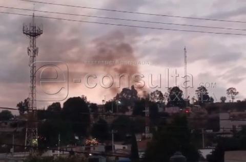 Explota vivienda en donde fabricaban pirotecnia, en Nativitas
