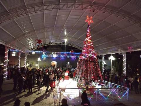 Alcalde fomenta los valores de la navidad con el encendido del Árbol imagen 4