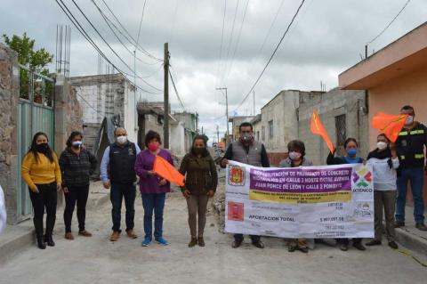 Inicia obra de Pavimento Hidráulico en calle 3 Norte de Ixtenco