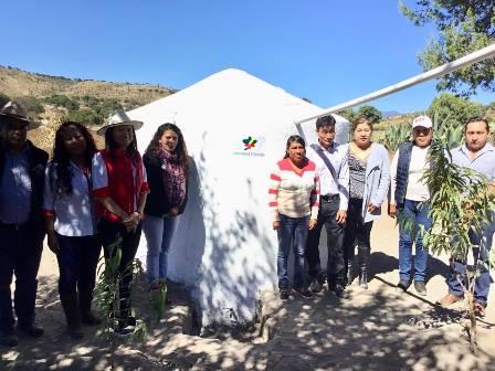 Apoya ayuntamiento construcción de cisternas en Tequexquitla imagen 1