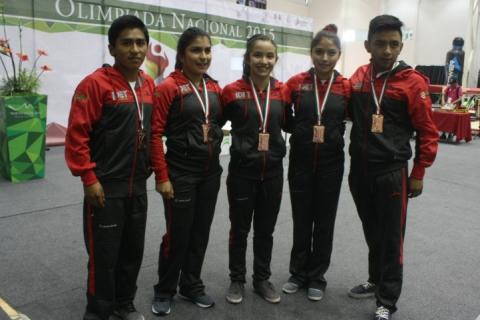 Suma gimnasia de trampolín dos bronces en Olimpiada Nacional imagen 4