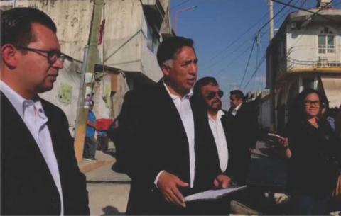 Jesús Herrera entrega obra de infraestructura en Xaltipa