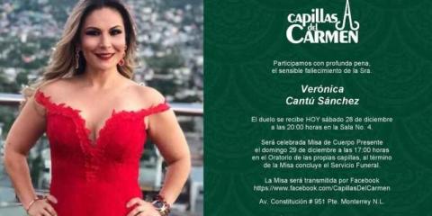 Fallece Verónica Cantú, era ex conductora de televisión y reciente locutora de radio