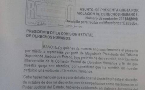Denuncian violación de los derechos humanos en TSJE