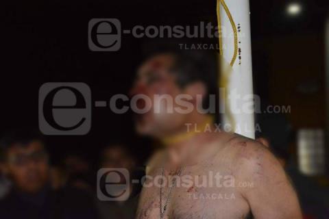Intento de linchamiento en Hueyotlipan; ladrón era policía imagen 1