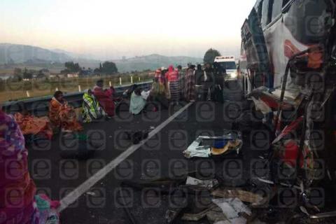 Accidente deja 20 peregrinos lesionados en el arco norte