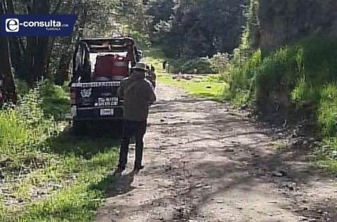 Localizan el cadáver de una mujer con dos impactos de bala en Santa Cruz Tlaxcala