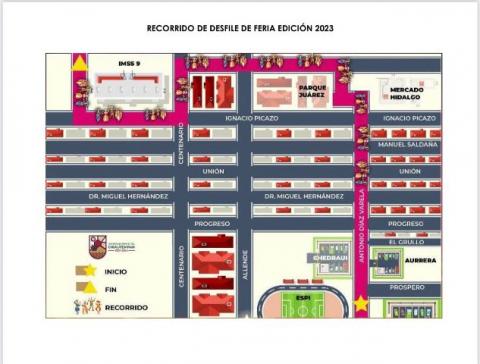Todo listo para el Desfile de Feria Chiautempan 2023