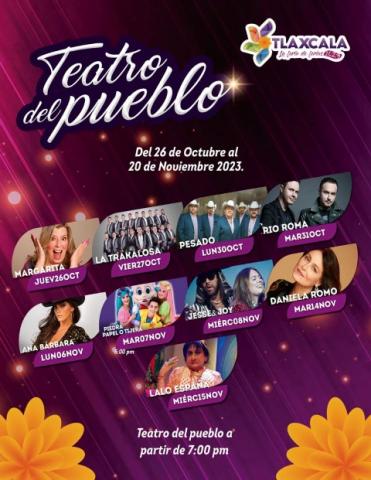 Gran variedad de artistas en el Teatro del Pueblo de la Feria de Ferias