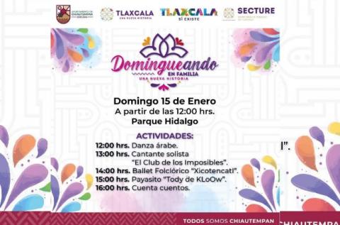 “Domingueando en Familia” llegó a Chiautempan