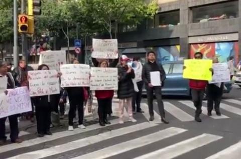 En CDMX se manifiestan simpatizantes de Ana Bertha Mastranzo y acusan fraude en el distrito XV