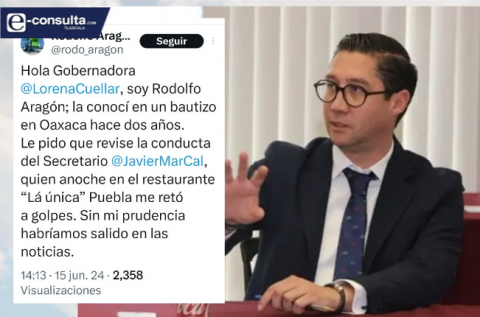 Hasta las chanclas, Marroquín arma escándalo y reta a golpes a abogado