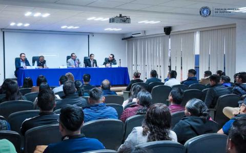 FGJE y FGR realizan conversatorio sobre competencia concurrente y delitos federales
