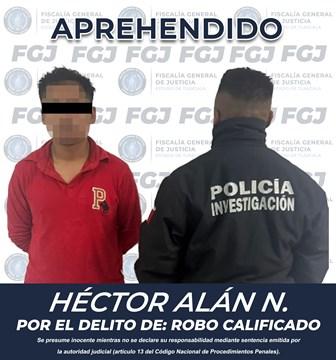 Ejecutan orden de aprehensión contra hombre por robo calificado