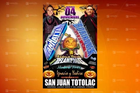 Organizan mega fiesta Covid en Totolac