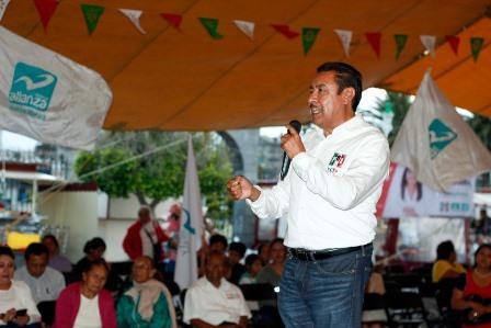 Dice Florentino que el PRI saldrá con la victoria en las urnas