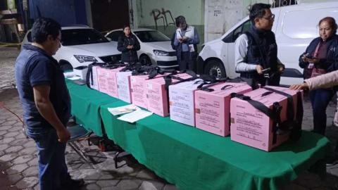 Reciben consejos distritales 100% de paquetes electorales a las 01:15 hrs. de este Lunes imagen 3