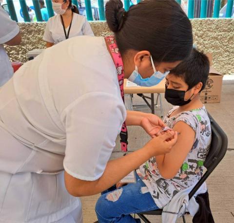 Aplicó IMSS Tlaxcala 9 mil 440 de primera dosis contra COVID-19 a menores entre 5 a 11 años de edad, en Apizaco imagen 4