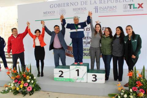 Tetla sede de Juegos Deportivos y Culturales para Adultos Mayores