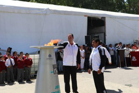 El Fuego Simbólico mantiene vivas las tradiciones en Apizaco imagen 1