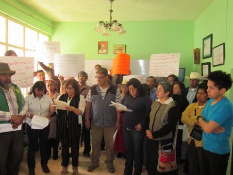 Salen organizaciones en defensa del agua en Tlaxcala