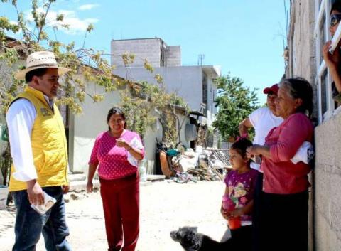 Auguran triunfo a César Fredy en Guadalupe Tlachco