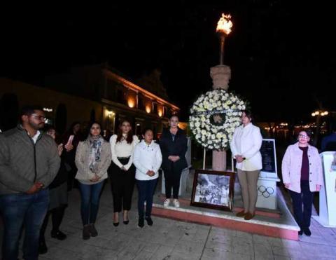 Conmemora ayuntamiento el 56 aniversario del paso por Huamantla del Fuego Olímpico De México 1968 imagen 6