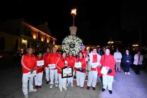 Conmemora ayuntamiento el 56 aniversario del paso por Huamantla del Fuego Olímpico De México 1968 imagen 1