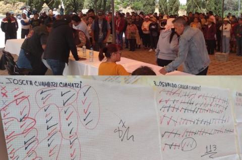 San Felipe Cuauhtenco: Se organiza y elige a nuevo presidente de comunidad