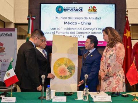 Preside Ray Vázquez Conchas reunión del Grupo de Amistad México -China imagen 4