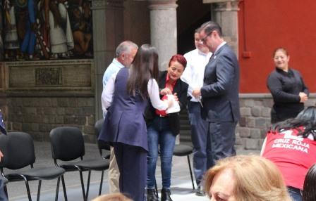 Asiste diputada Loaiza al arranque de colecta de Cruz Roja Mexicana 2023