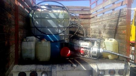 Arrestan en persecución a sujeto con hidrocarburo