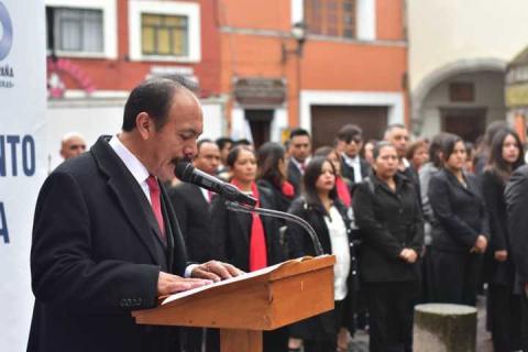 TOA encabezo Izamiento de Bandera en la capital del estado imagen 4