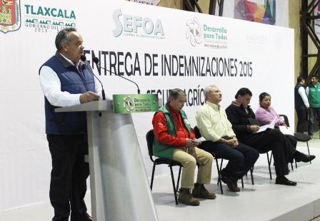 Entregan indemnizaciones a productores de Huamantla imagen 1