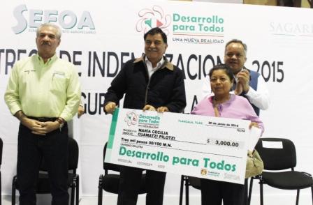 Entregan indemnizaciones a productores de Huamantla imagen 4