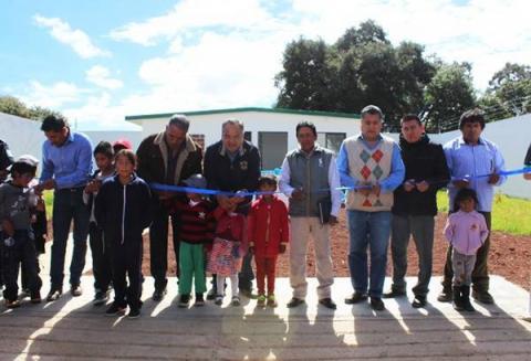 Entrega JAAL pozo de agua potable en comunidad de Huamantla