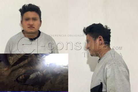 Policía de Teolocholco frustra robo a vivienda y detiene a presunto ladrón