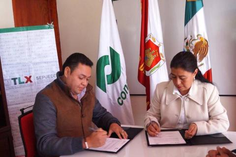 Firman Icatlax y Conalep convenio en materia de capacitación laboral imagen 1