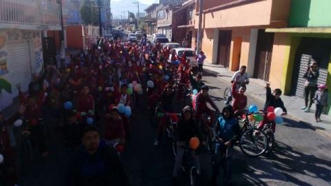 Celebró IDET Día Mundial de la Bicicleta en Tlaxcala