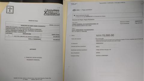 Extesorero de Xiloxoxtla transfirió recursos a su nombre sin autorización del alcalde