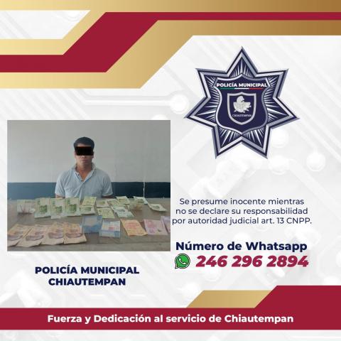 Detiene Policía de Chiautempan a sujetos por cohecho y cobro extrajudicial ilegal; dos son Colombianos imagen 2