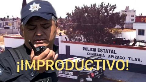 Improductivo Delegado de la SSC de Apizaco quita detenidos a policías municipales