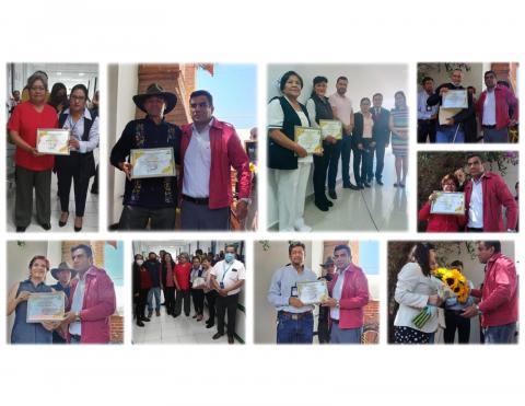 Entrega SNTSA reconocimientos a trabajadores jubilados