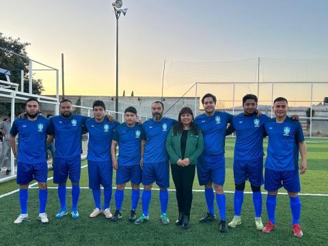Gabriela Brito comprometida con el deporte en el Estado.