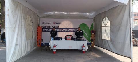 Realiza Protección Civil Apizaco recorridos y acompañamiento en las actividades de Semana Santa imagen 1