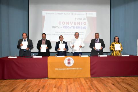 Firman convenio SEPE, UATX y CECYTE-EMSAD a favor de la inclusión social y educativa imagen 1